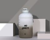 Rocky shore-H2O Capsule INSPO 1 Gallon Water Bottle with Time Marker and Straw
