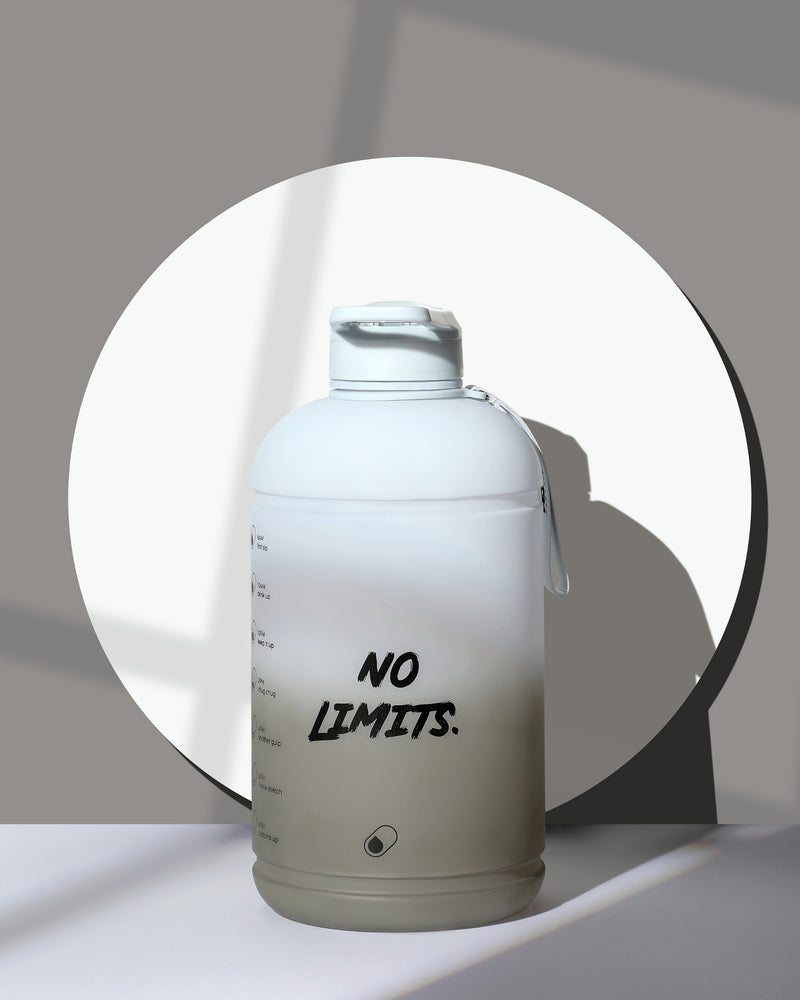 Rocky shore-H2O Capsule INSPO 1 Gallon Water Bottle with Time Marker and Straw