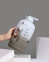 Rocky shore-H2O Capsule INSPO 1 Gallon Water Bottle with Time Marker and Straw