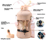 Sandy Beige- Classic -H2O Capsule 2.2L Half Gallon Water Bottle with Storage Sleeve and straw lid