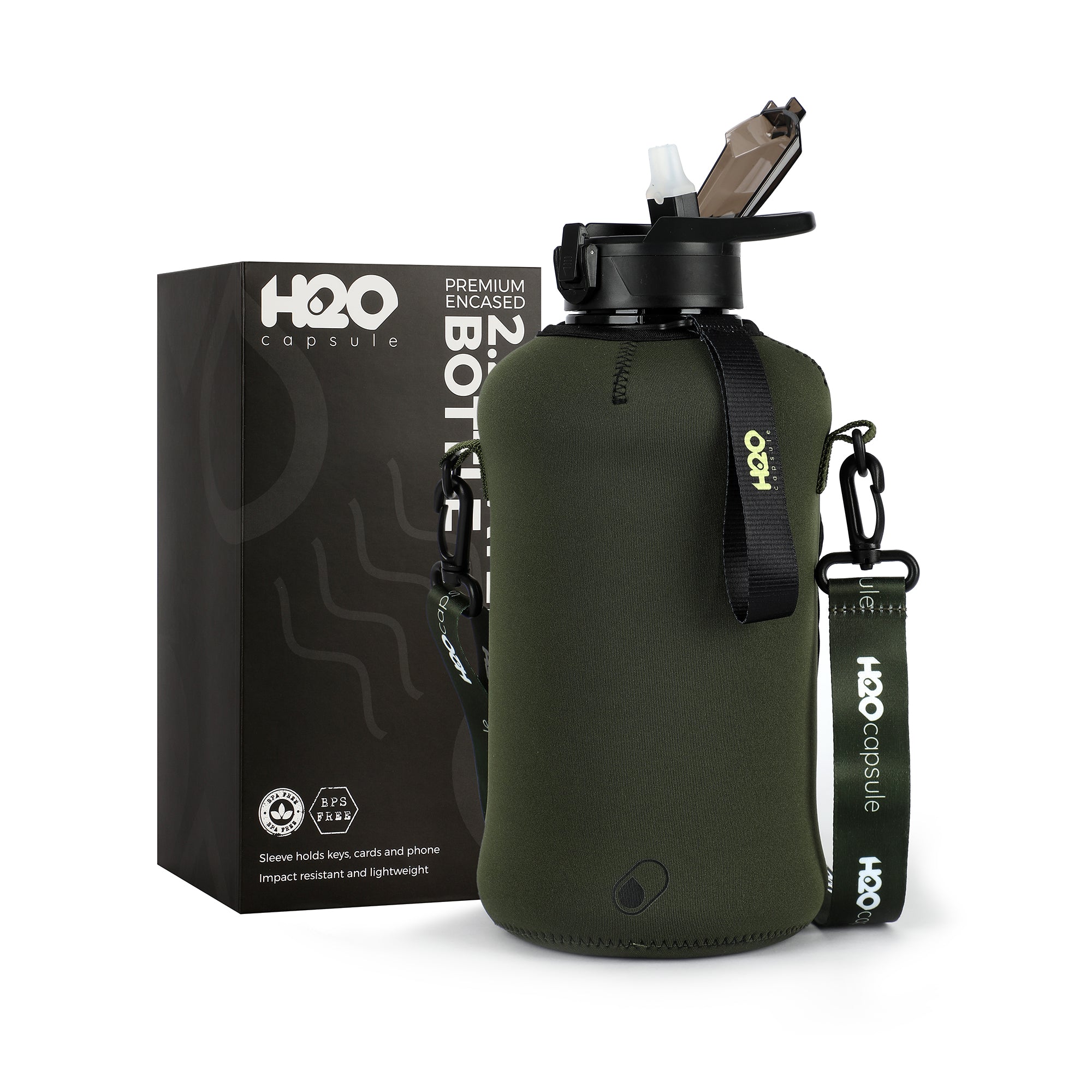 Jungle Green Water Bottle