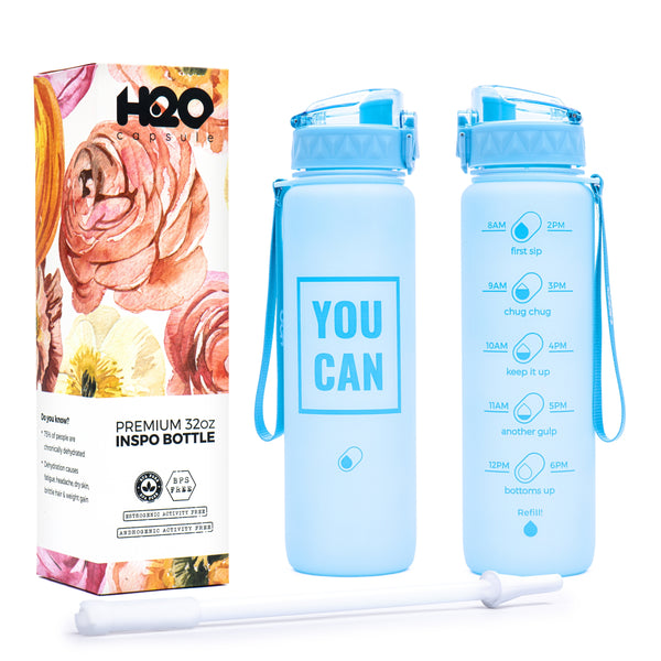 Vista Blue Water Bottles