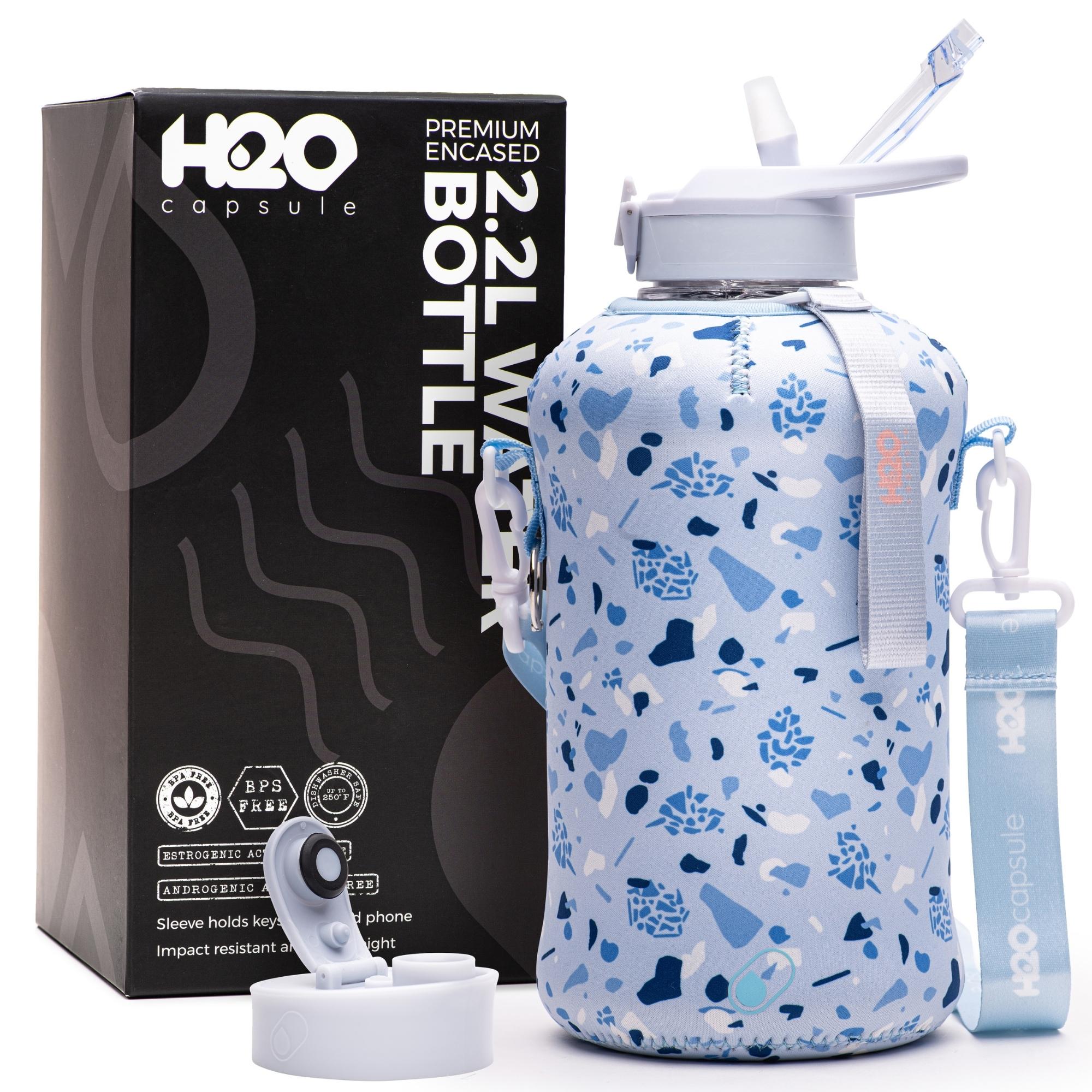 Blue Pebbles Water Bottle