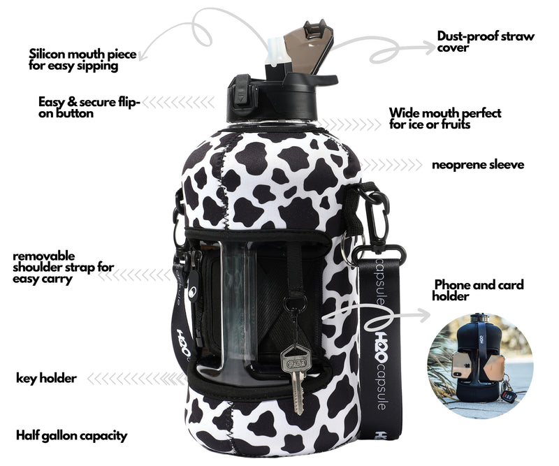 Cowbell Water Bottle Details