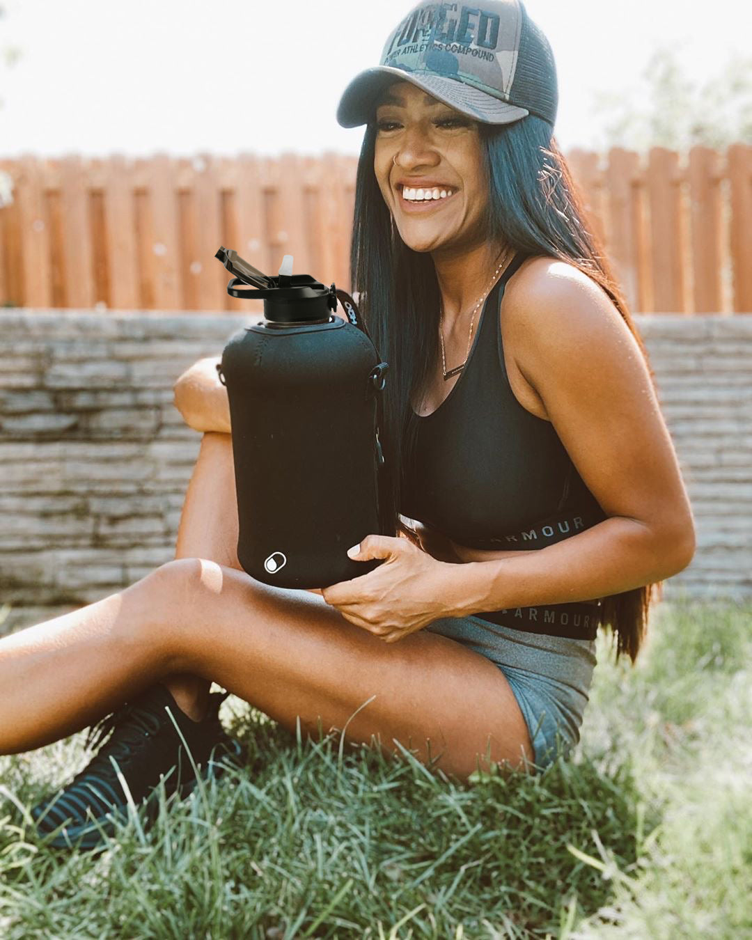 Best Jet Black Water Bottle