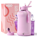 Lilac - Classic - H2O Capsule 2.2L Half Gallon Water Bottle with Storage Sleeve