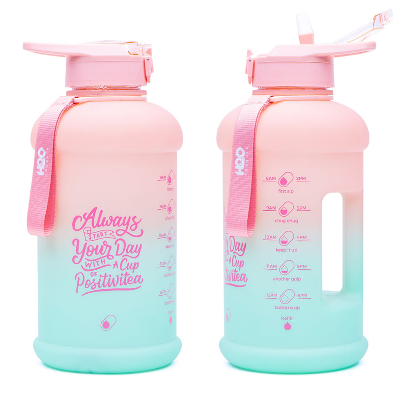 Half Gallon Water Bottle with Handle, Insulated, Dishwasher Safe