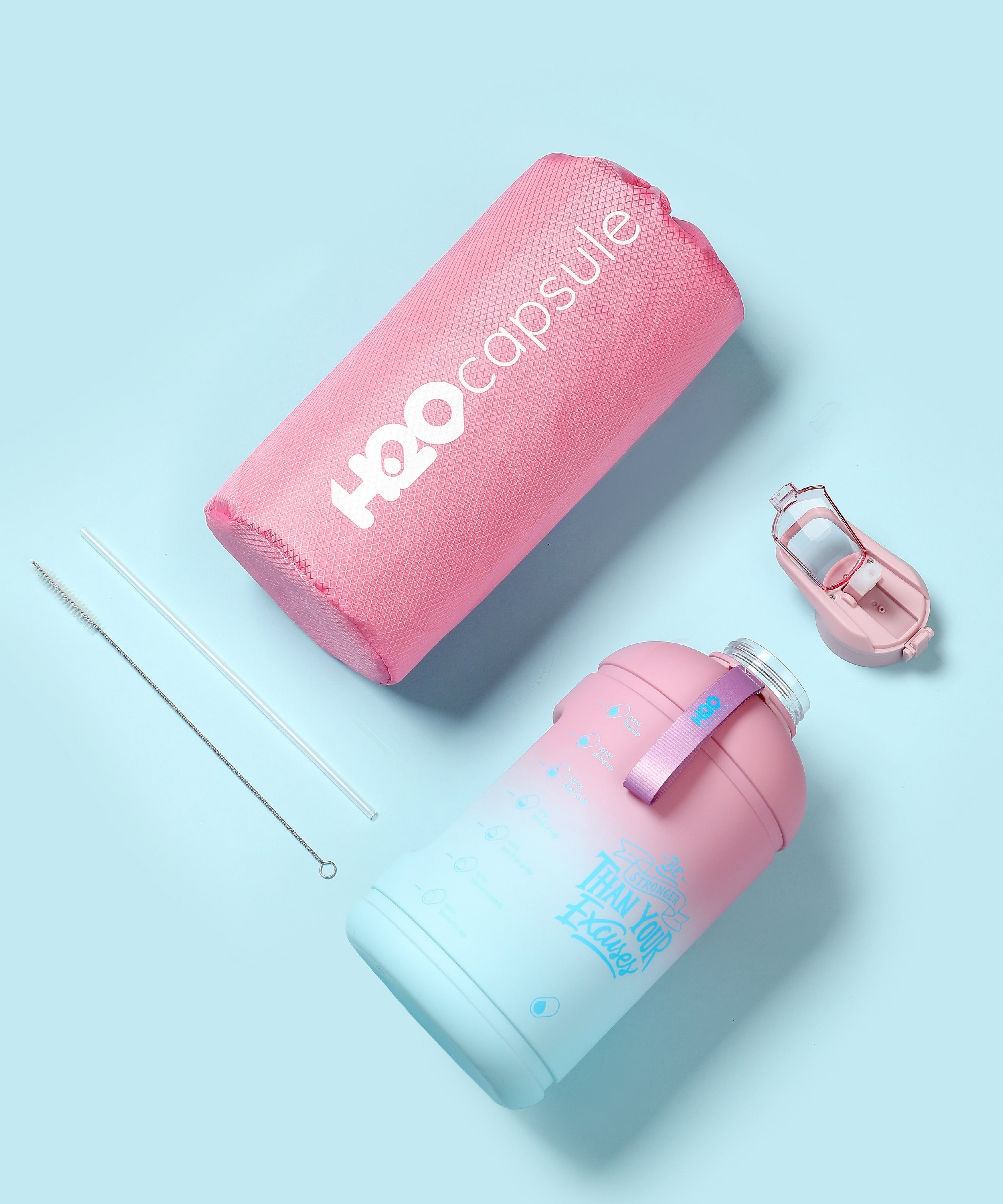 Rainy Ashville Water Bottle With Carry Bag